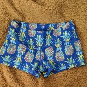 Feed me fight me workout shorts